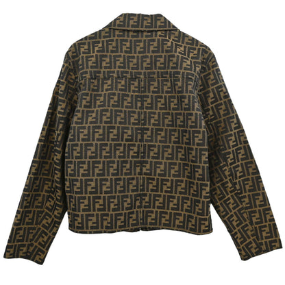 Fendi Zip Up Jacket Zucca Brown #40