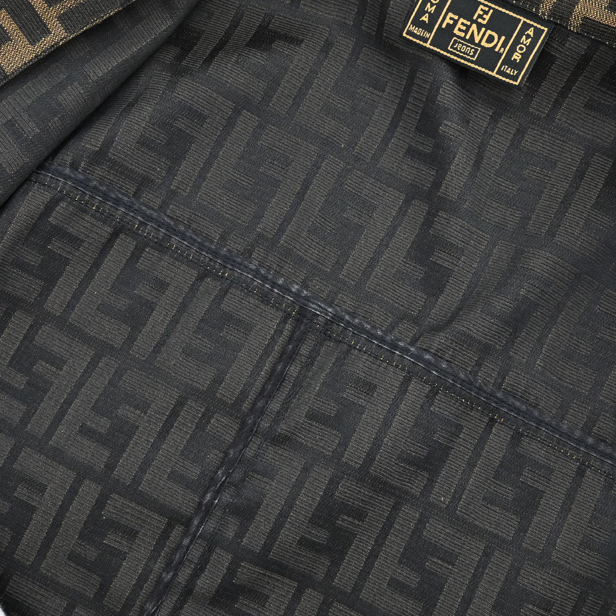Fendi Zip Up Jacket Zucca Brown #40