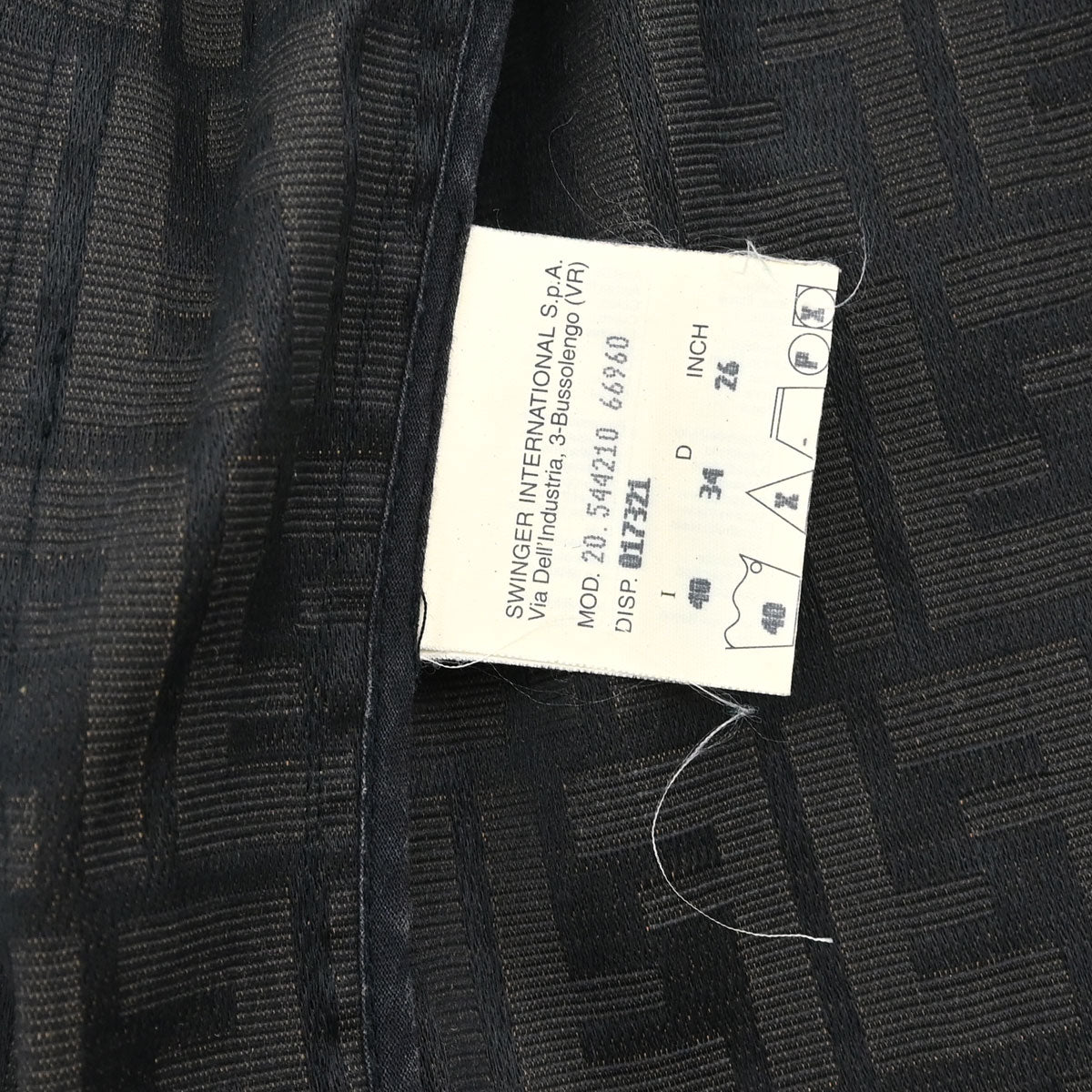 Fendi Zip Up Jacket Zucca Brown #40