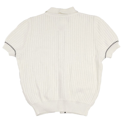 Chanel 1996 Short Sleeve Top White #38