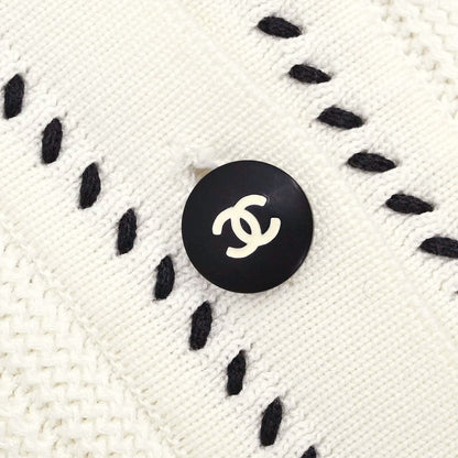 Chanel 1996 Short Sleeve Top White #38