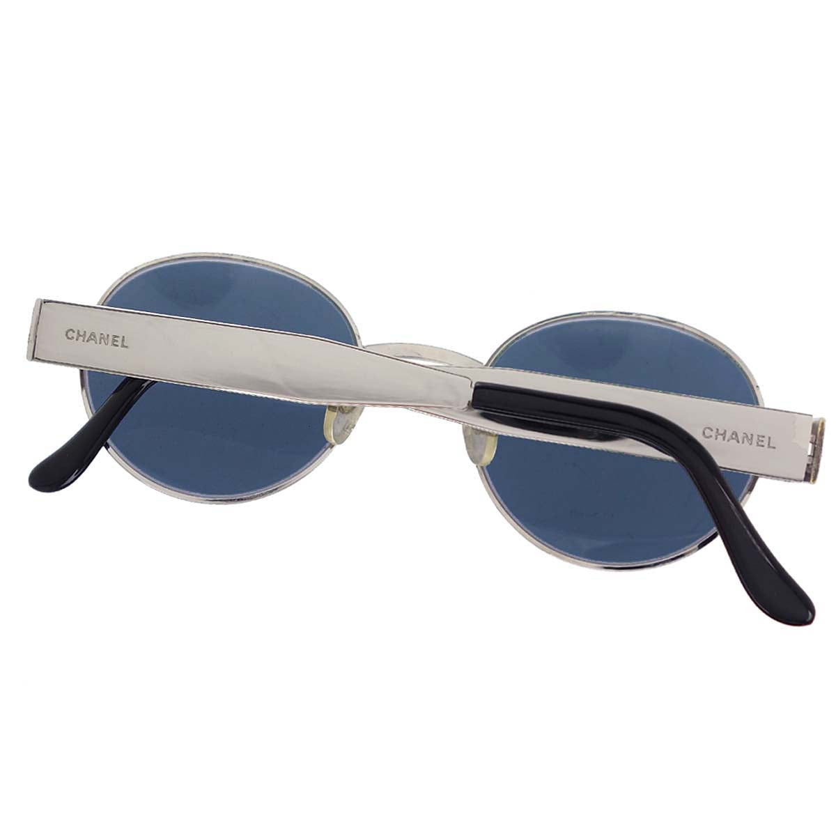 Chanel Sunglasses Eyewear Blue Small Good