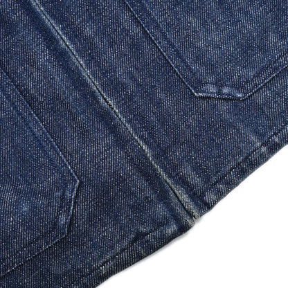 Chanel 1999 Zip Up Denim Jacket Indigo #38