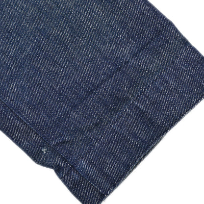 Chanel 1999 Zip Up Denim Jacket Indigo #38