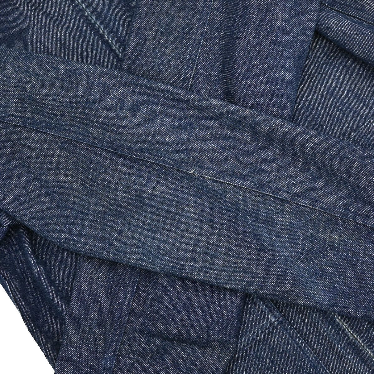 Chanel 1999 Zip Up Denim Jacket Indigo #38