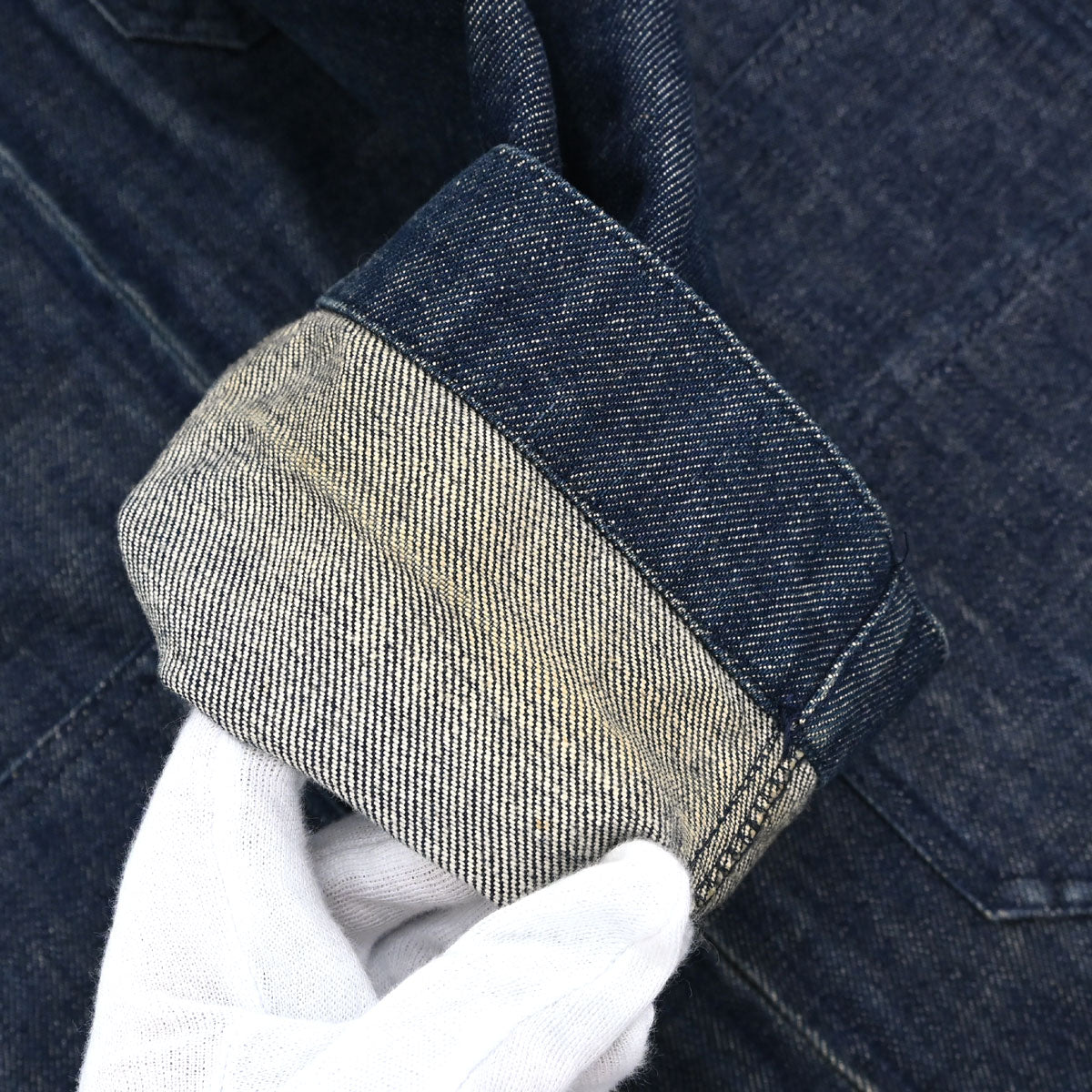 Chanel 1999 Zip Up Denim Jacket Indigo #38