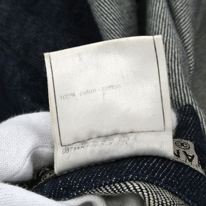 Chanel 1999 Zip Up Denim Jacket Indigo #38