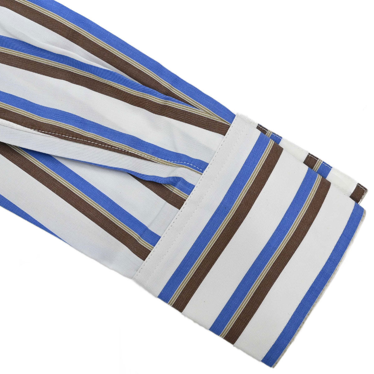 Chanel 1998 Striped Shirt Top White #38