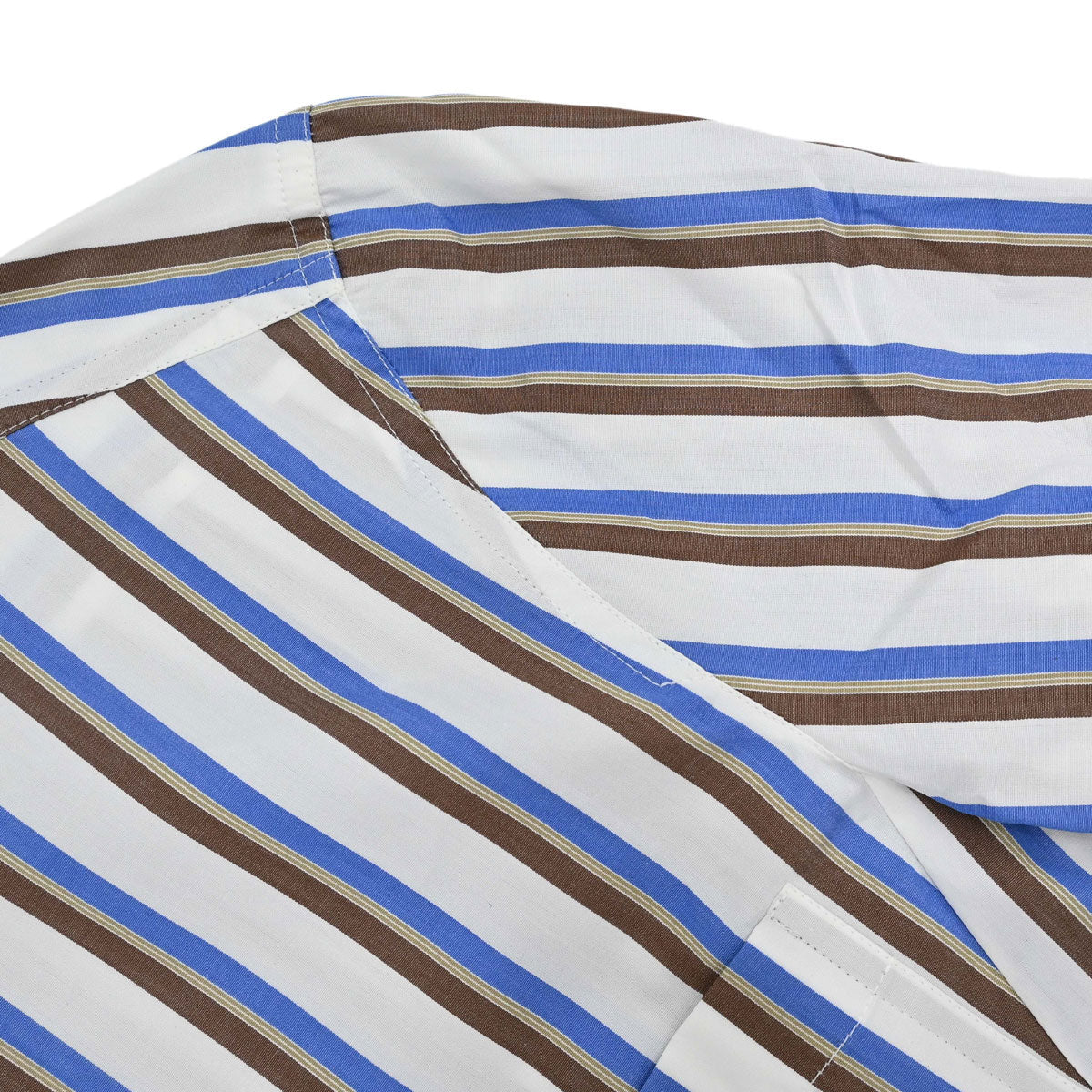 Chanel 1998 Striped Shirt Top White #38