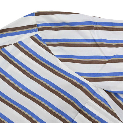 Chanel 1998 Striped Shirt Top White #38