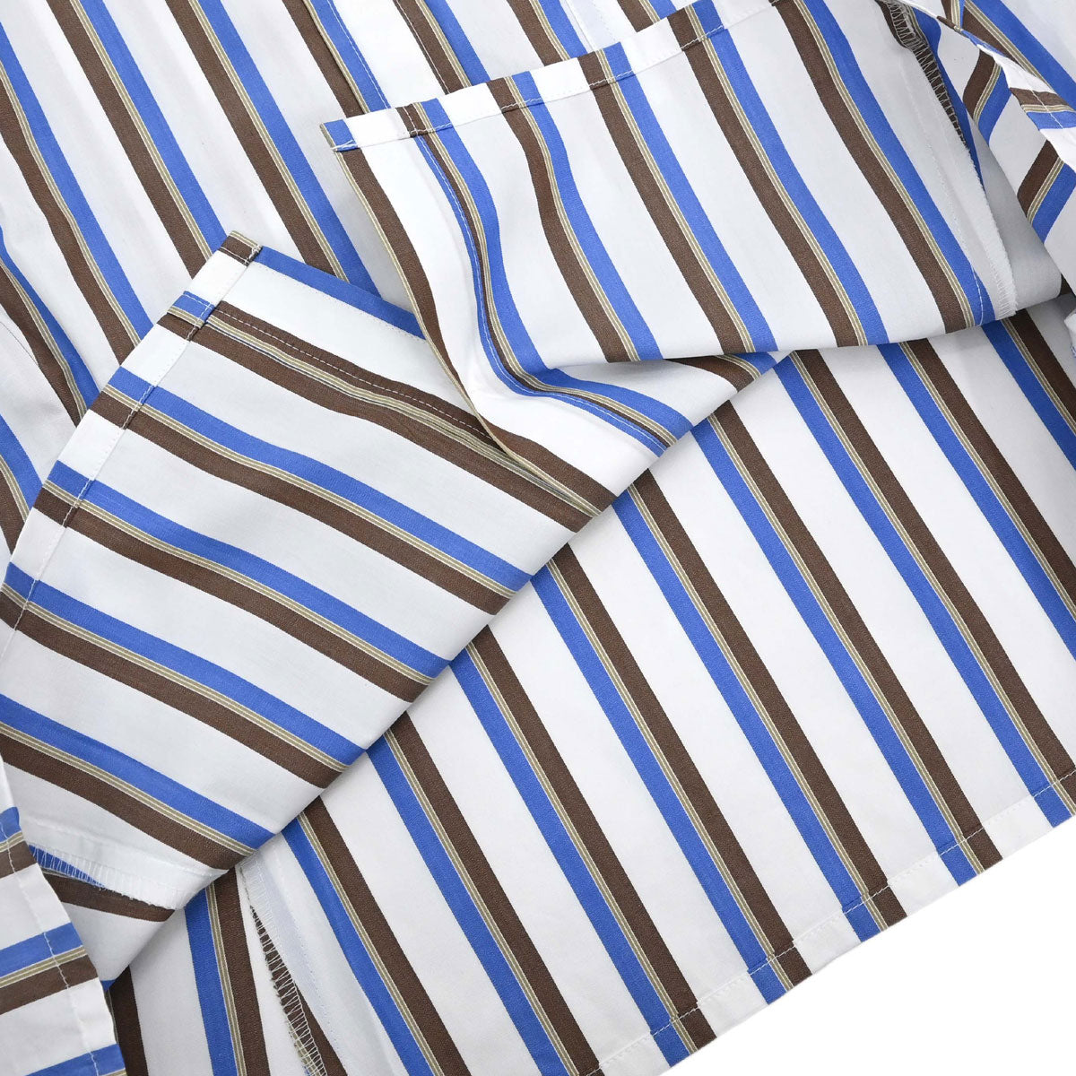 Chanel 1998 Striped Shirt Top White #38
