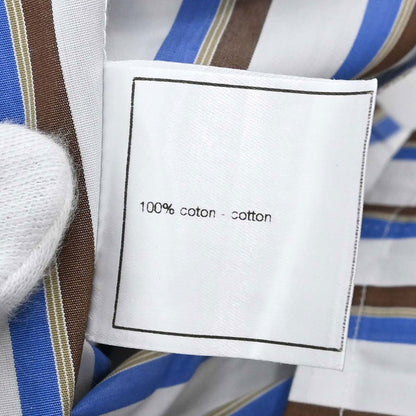 Chanel 1998 Striped Shirt Top White #38