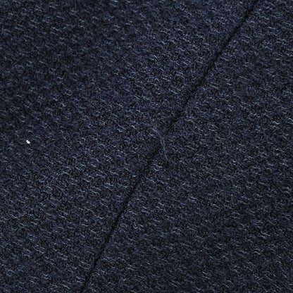 Chanel 1997 Collarless Tweed Jacket Navy #36