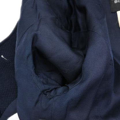 Chanel 1997 Collarless Tweed Jacket Navy #36