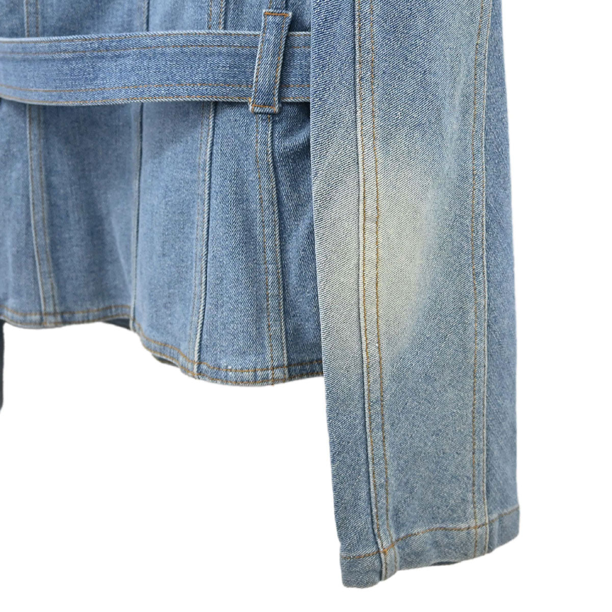 Christian Dior 2005 Embroidery Denim Jacket Light Blue #38