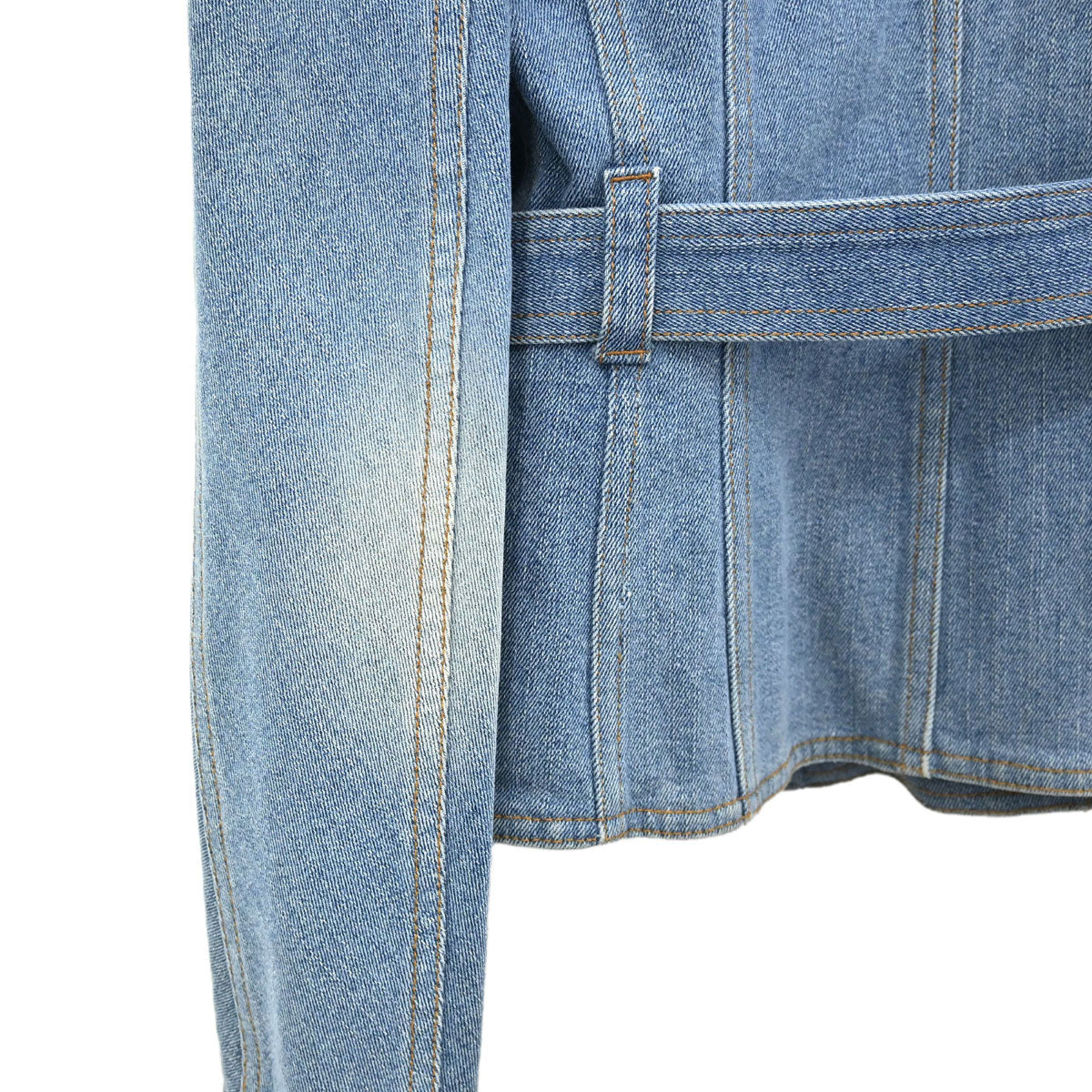 Christian Dior 2005 Embroidery Denim Jacket Light Blue #38