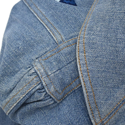 Christian Dior 2005 Embroidery Denim Jacket Light Blue #38