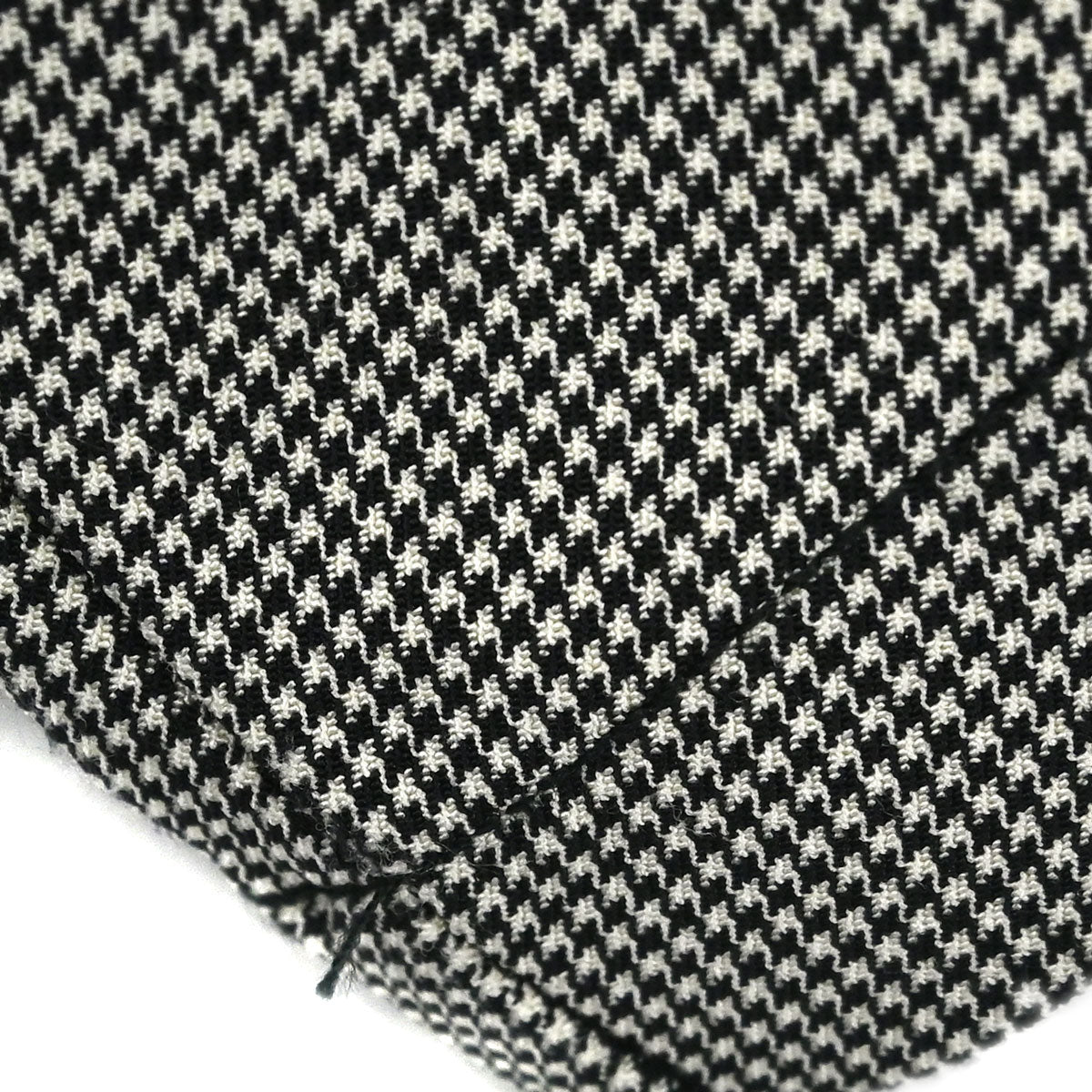 Christian Dior 2002 Sleeveless Tank Top Houndstooth Black #38