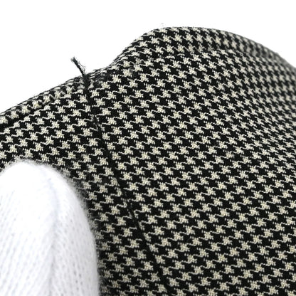 Christian Dior 2002 Sleeveless Tank Top Houndstooth Black #38