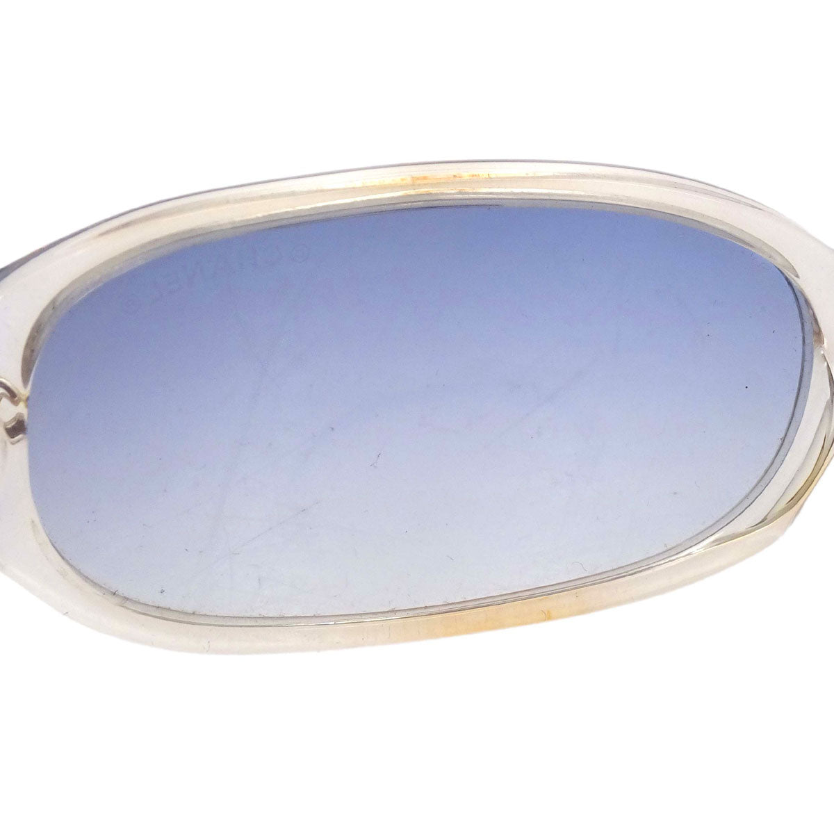 Chanel Sunglasses Eyewear Blue 53□17 Small Good