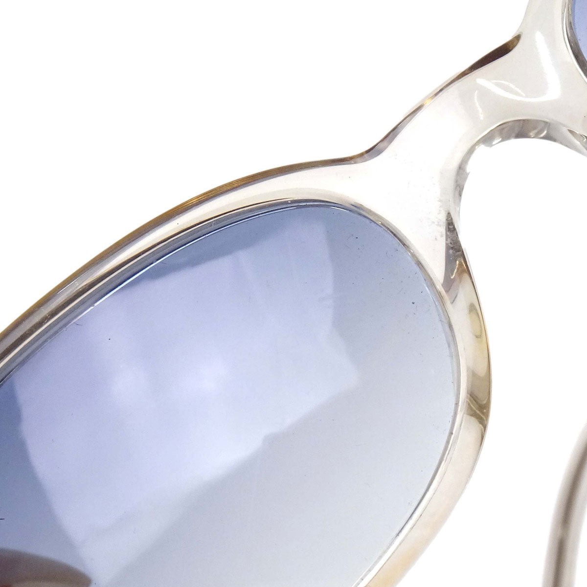 Chanel Sunglasses Eyewear Blue 53□17 Small Good