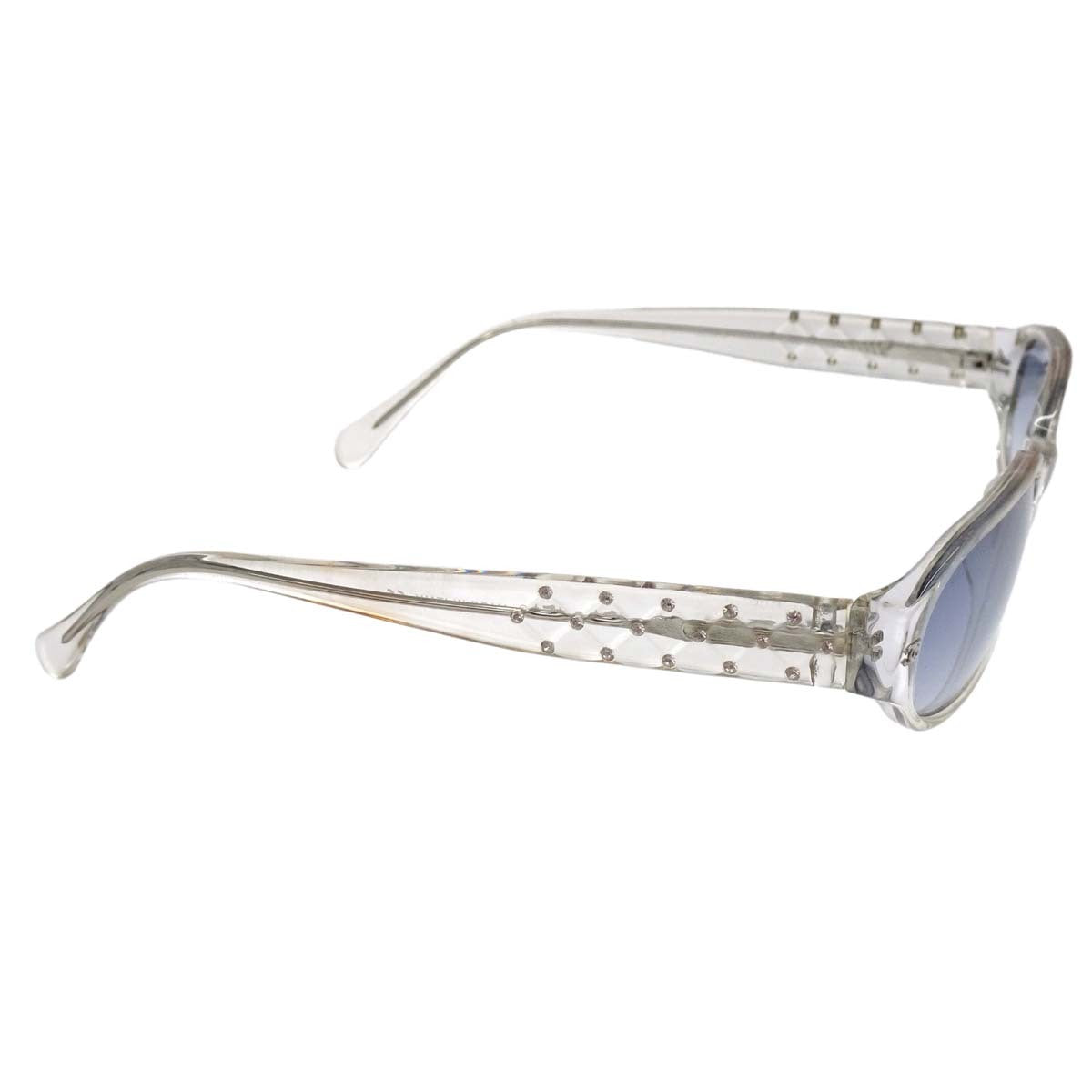 Chanel Sunglasses Eyewear Blue 53□17 Small Good
