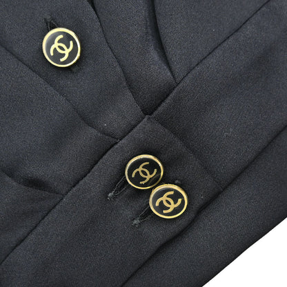 Chanel 2001 Blouse Shirt Black #40