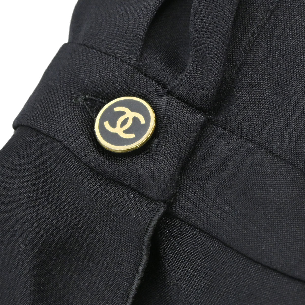 Chanel 2001 Blouse Shirt Black #40