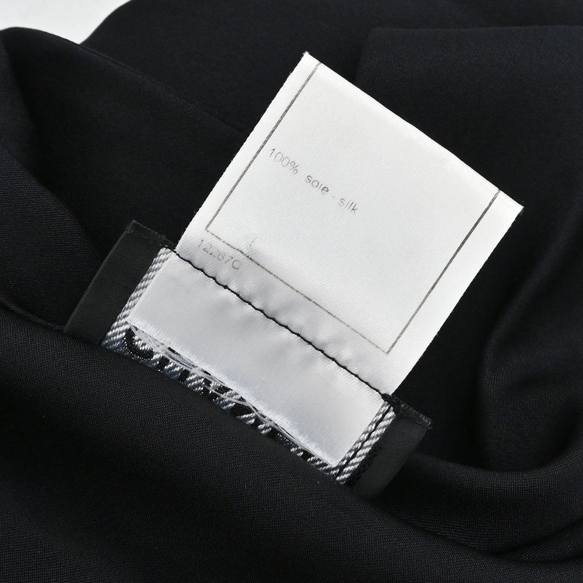 Chanel 2001 Blouse Shirt Black #40