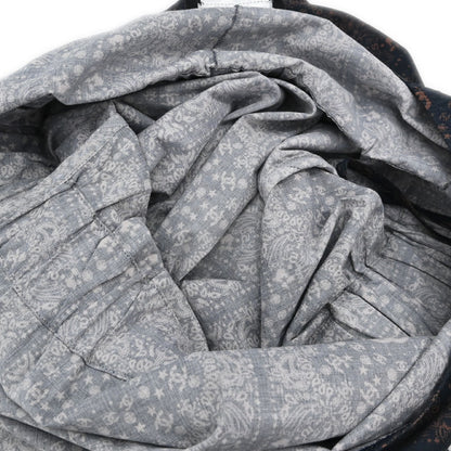 Chanel 2014 Paisley Print Halterneck Dress Navy #38
