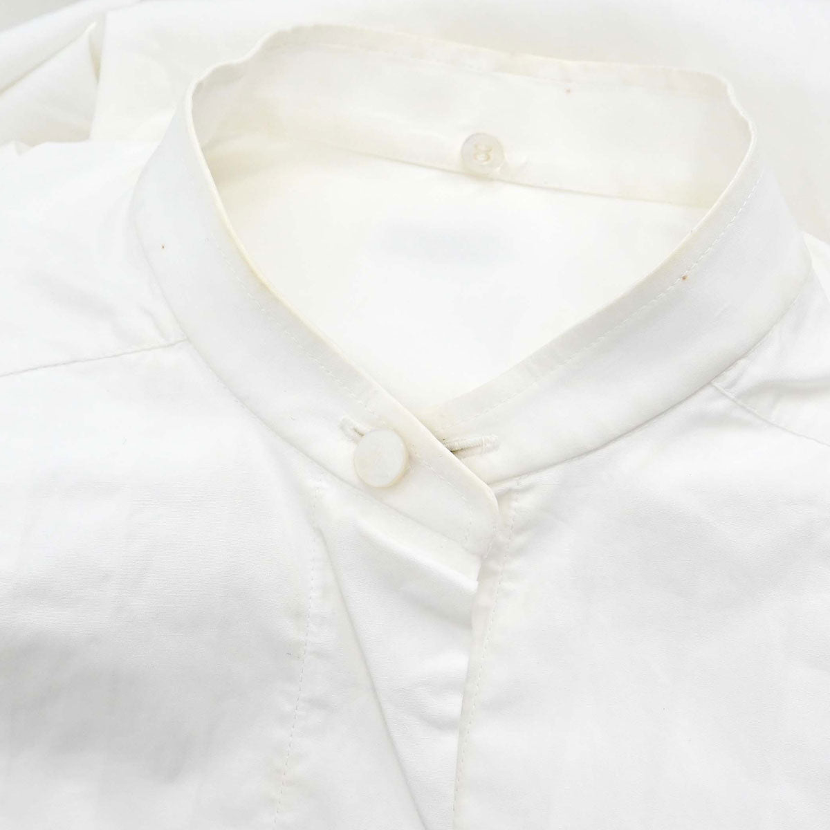 Chanel Blouse Shirt White #40