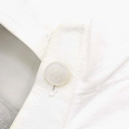 Chanel Blouse Shirt White #40