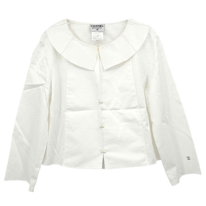 Chanel 1999 Long Sleeve Top White #40