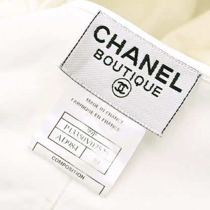 Chanel 1999 Long Sleeve Top White #40