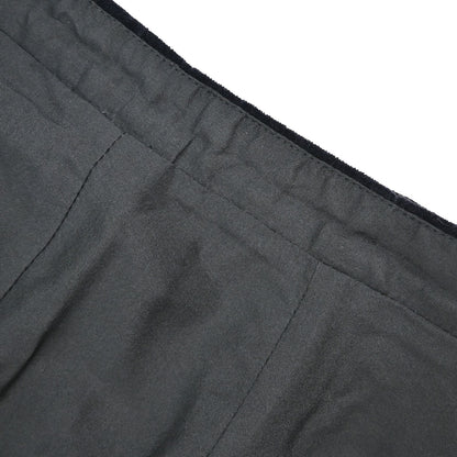 Chanel 2006 Setup Suit Jacket Skirt Velours Chain Black #36