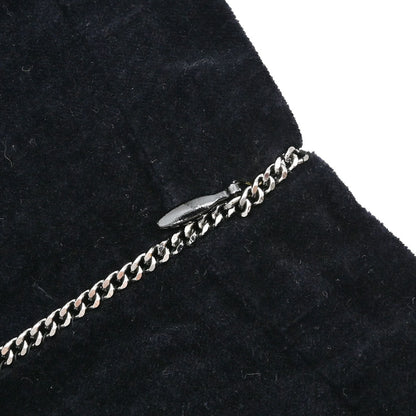 Chanel 2006 Setup Suit Jacket Skirt Velours Chain Black #36