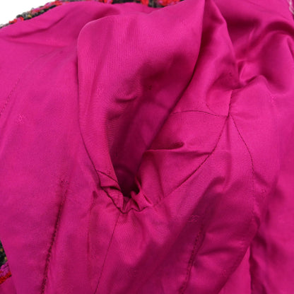 Chanel Tweed Setup Suit Jacket Skirt Pink 29 #38