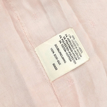 Chanel 1994 Collarless Tweed Jacket Pink #40