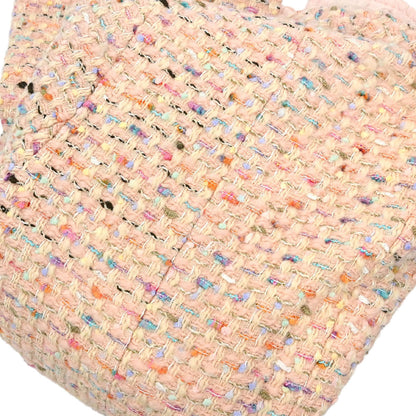 Chanel 1994 Collarless Tweed Jacket Pink #40
