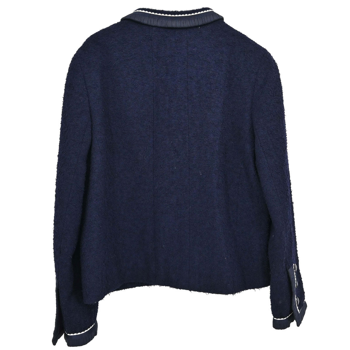 Chanel 1994 Tweed Jacket Navy #42
