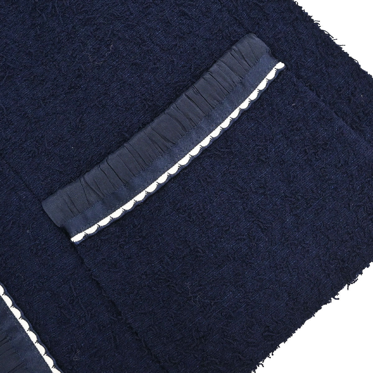 Chanel 1994 Tweed Jacket Navy #42