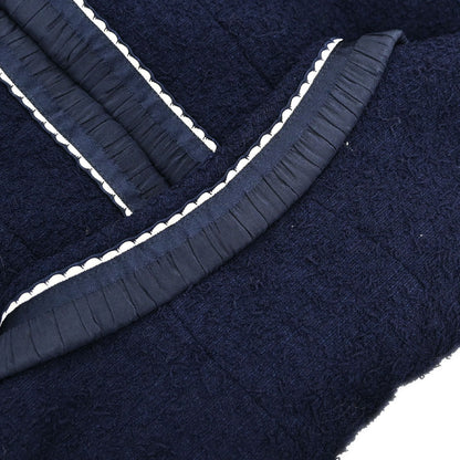Chanel 1994 Tweed Jacket Navy #42