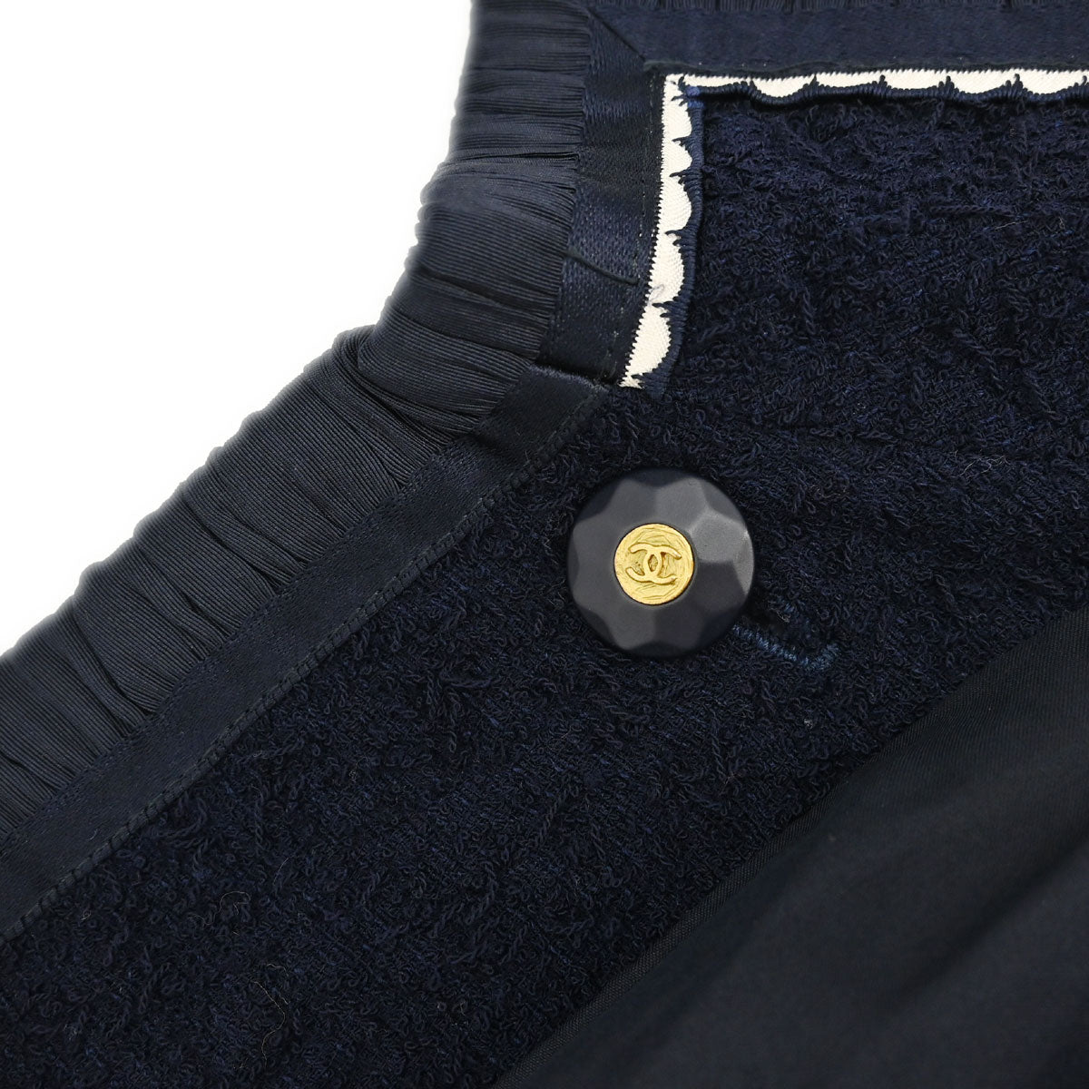 Chanel 1994 Tweed Jacket Navy #42