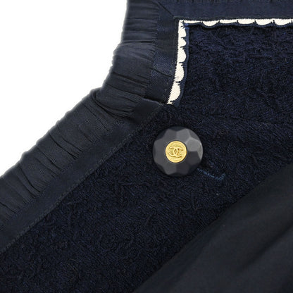 Chanel 1994 Tweed Jacket Navy #42