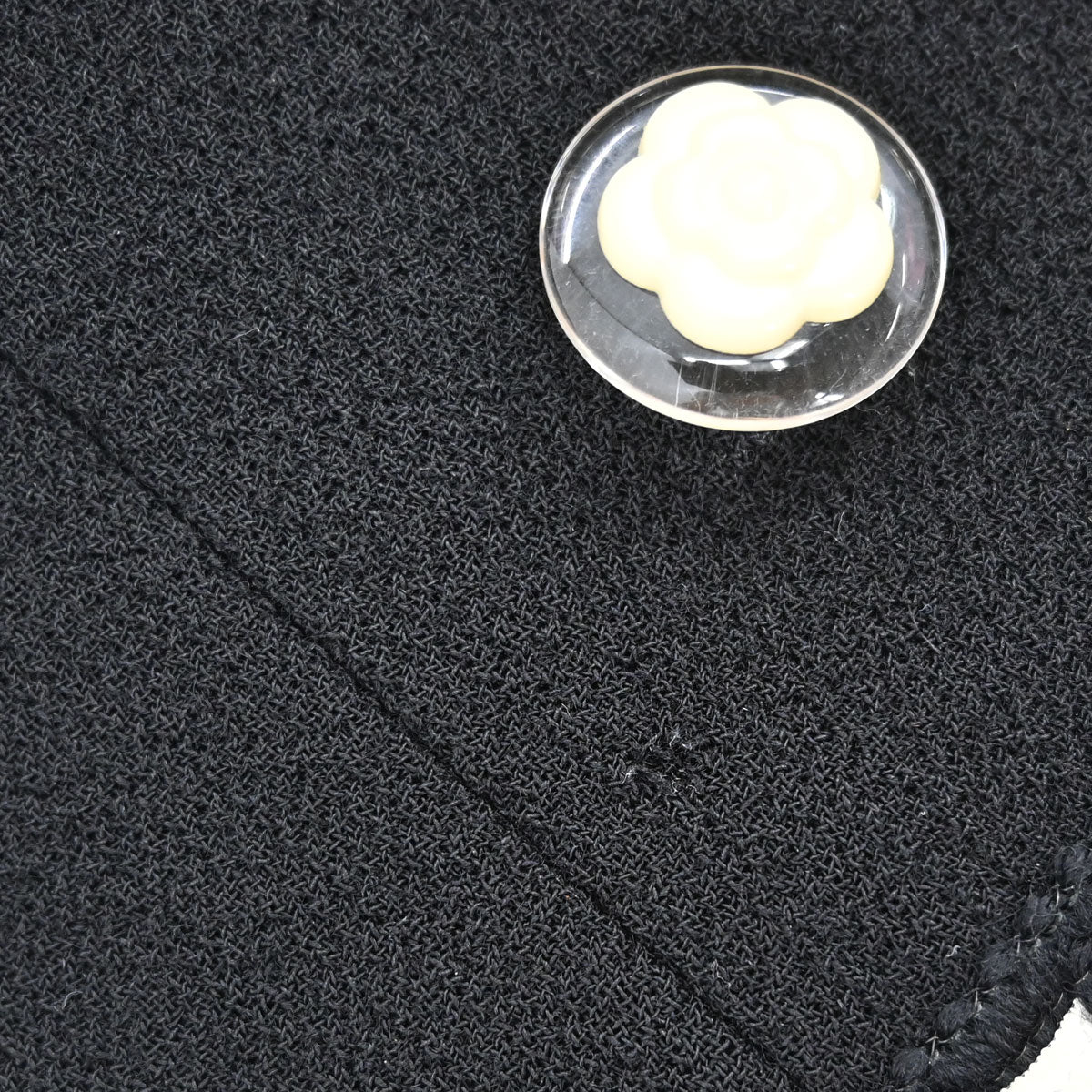 Chanel Setup Suit Jacket Skirt Black #38
