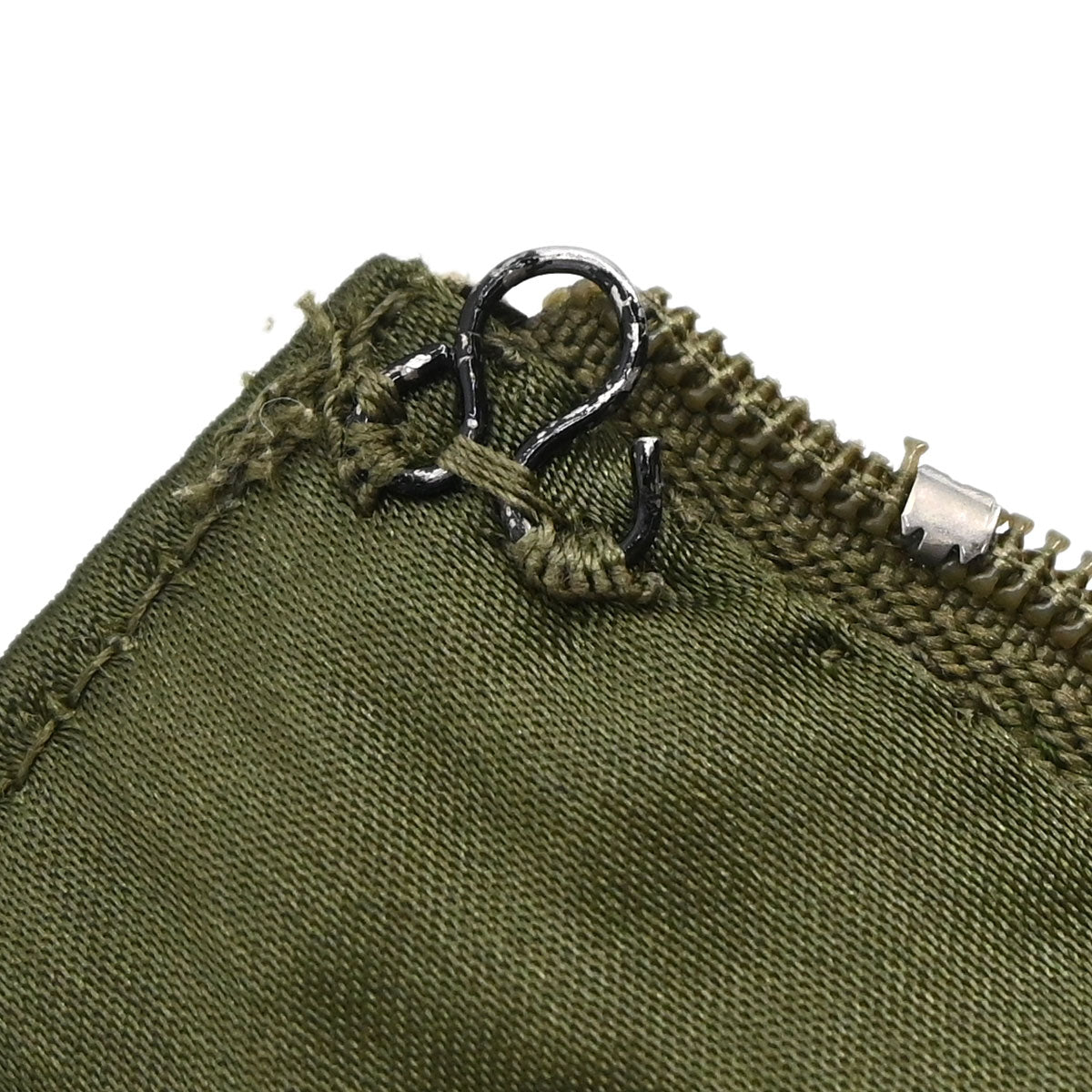 Chanel 2003 Leather Mademoiselle Graffiti Skirt Khaki #42