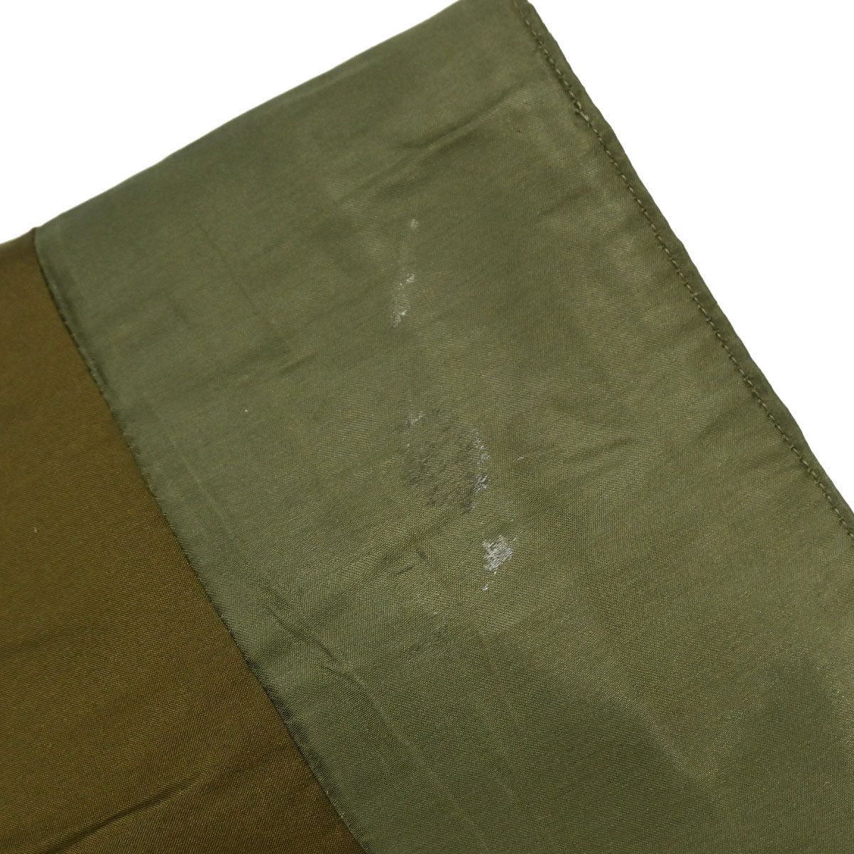 Chanel 2003 Leather Mademoiselle Graffiti Skirt Khaki #42