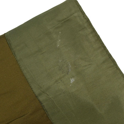 Chanel 2003 Leather Mademoiselle Graffiti Skirt Khaki #42