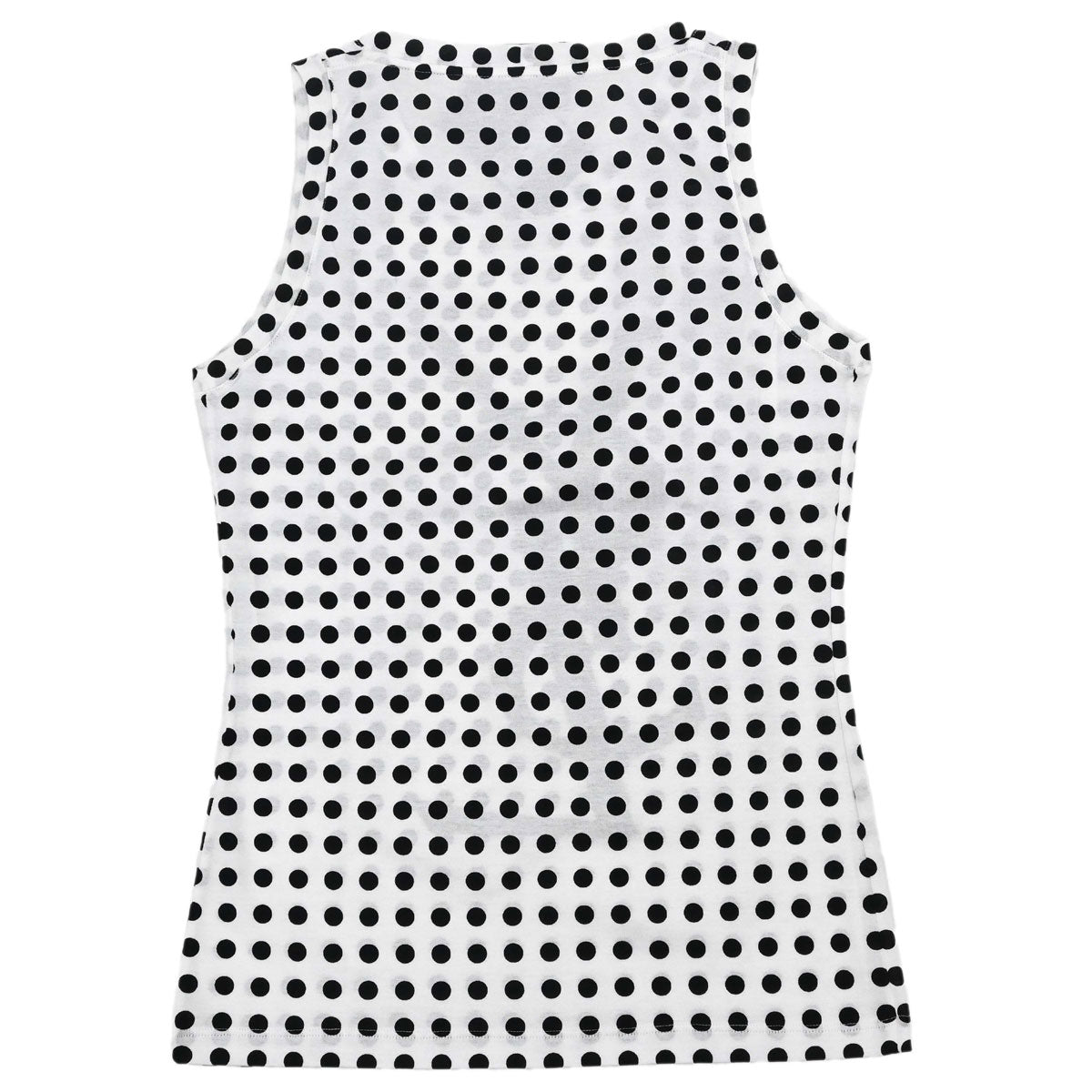 Yves Saint Laurent Tank Top Dot White Black #S
