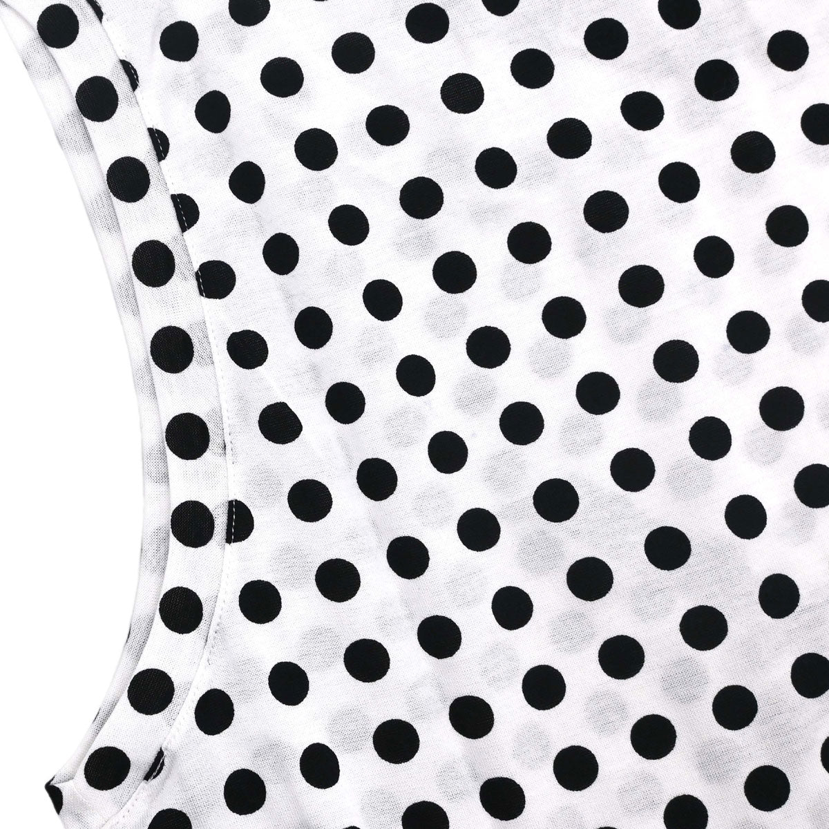 Yves Saint Laurent Tank Top Dot White Black #S